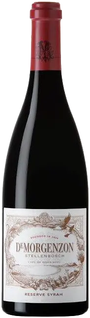 Bottle of DeMorgenzon Reserve Syrah