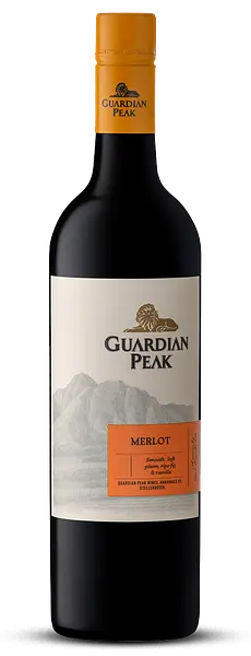 Bottle of Guardian Peak Merlot